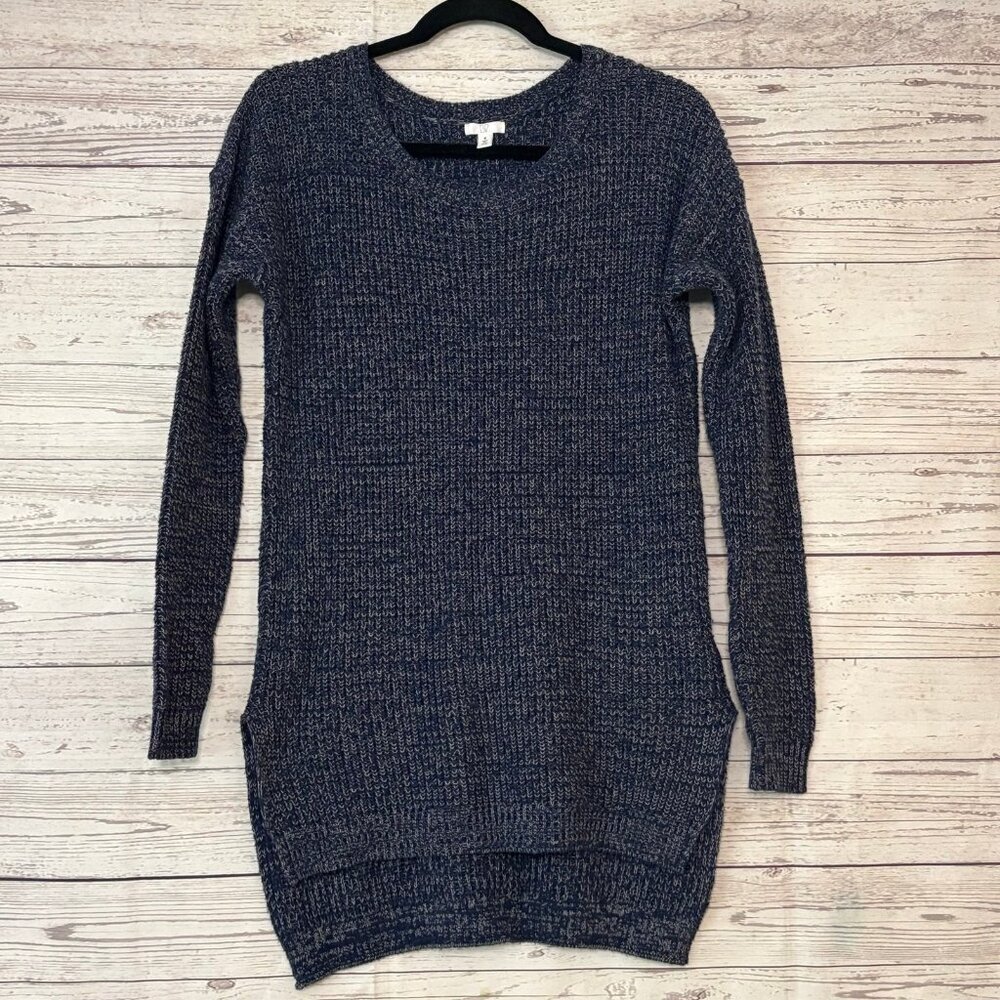 BP High Low Navy Blue Knit‎ Sweater Medium